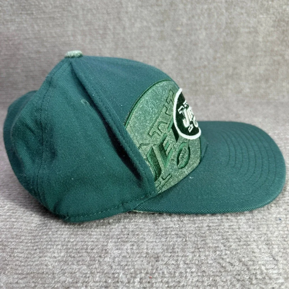 New York Jets Reebok Hat Mens S/M Green NFL Onfield Fitted Cap A141